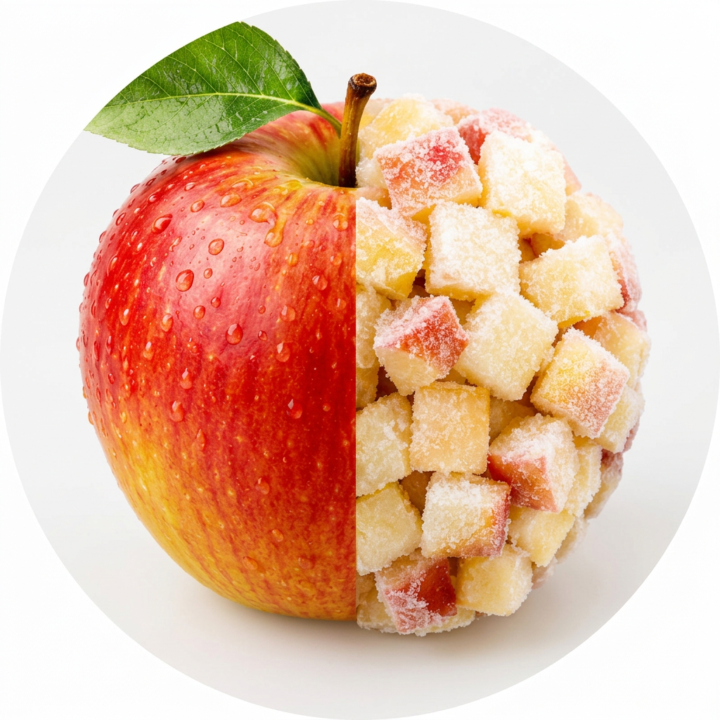 Frozen Diced Apples (10×10 mm)